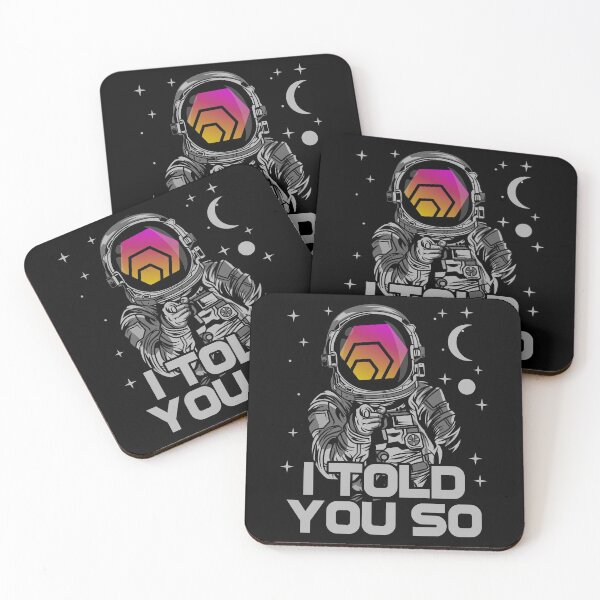 Item preview, Astronaut HEX Coin I Told You So Crypto Token Cryptocurrency Wallet designed and sold by HarveyWatkins1.