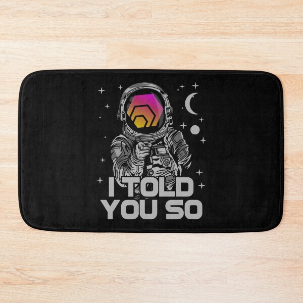 Item preview, Astronaut HEX Coin I Told You So Crypto Token Cryptocurrency Wallet designed and sold by HarveyWatkins1.