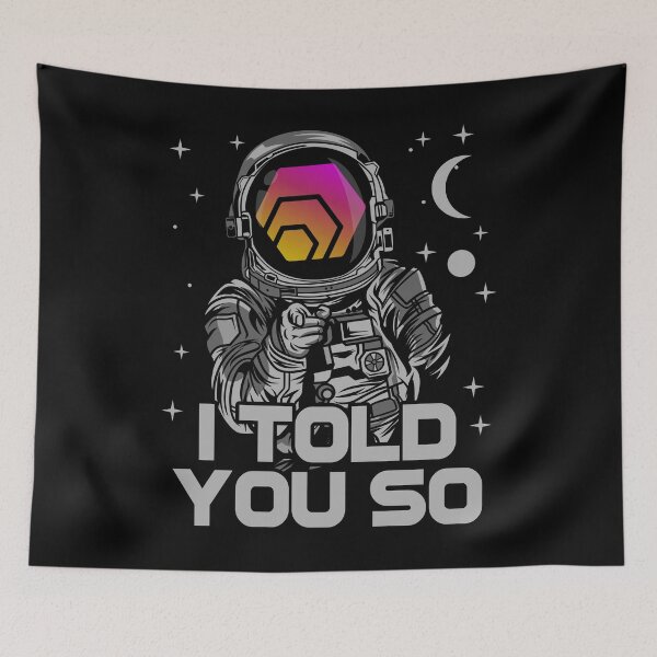 Item preview, Astronaut HEX Coin I Told You So Crypto Token Cryptocurrency Wallet designed and sold by HarveyWatkins1.