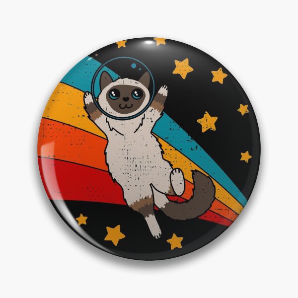 Item preview, Cute Vintage Birman Cat Mitted Space Cat designed and sold by JokeGysen.