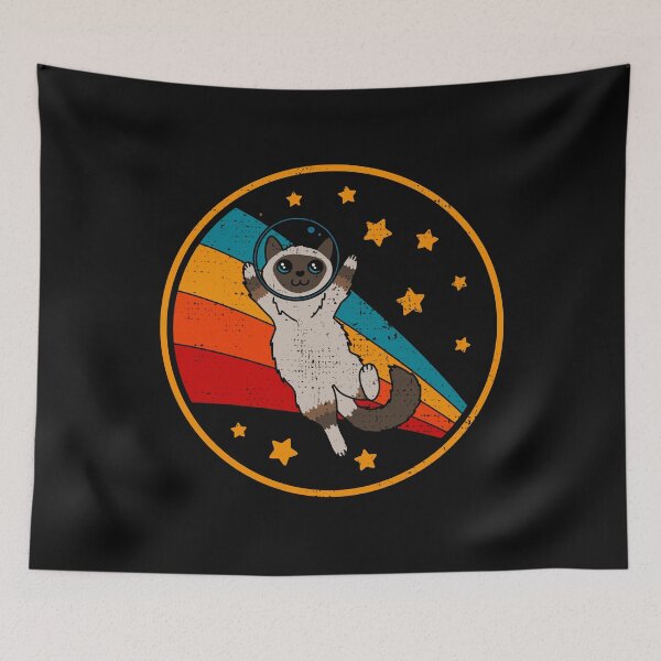 Item preview, Cute Vintage Birman Cat Mitted Space Cat designed and sold by JokeGysen.