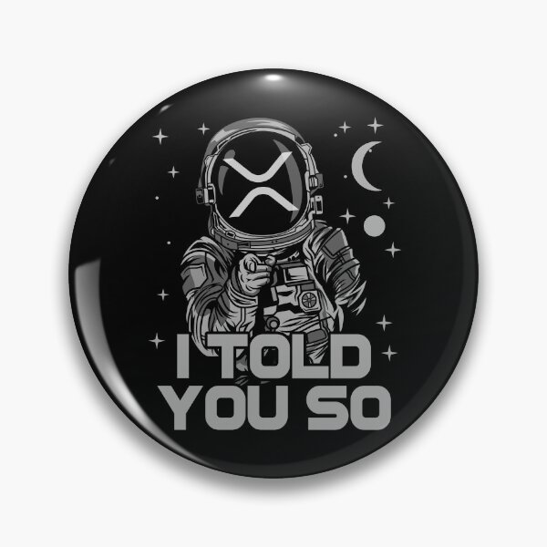 Item preview, Astronaut Ripple XRP Coin I Told You So Crypto Token Cryptocurrency Wallet designed and sold by HarveyWatkins1.
