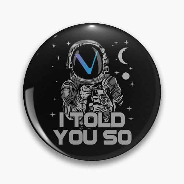 Item preview, Astronaut Vechain VET Coin I Told You So Crypto Token Cryptocurrency Wallet designed and sold by HarveyWatkins1.