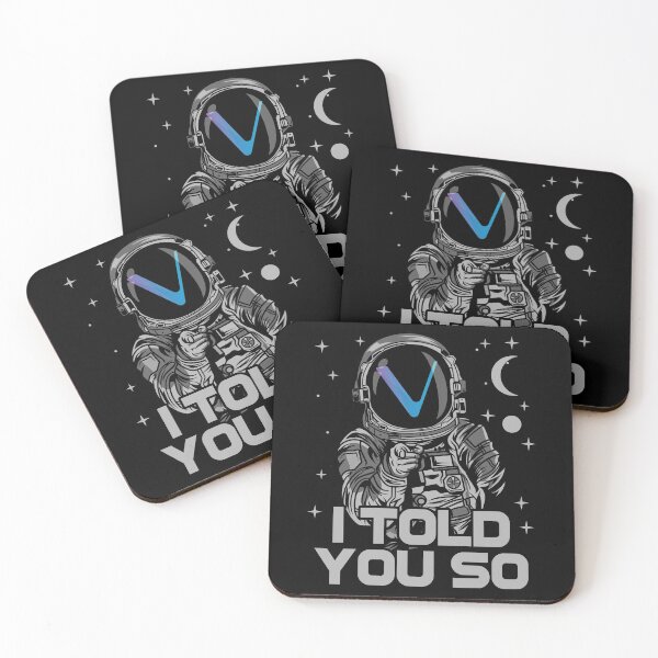 Item preview, Astronaut Vechain VET Coin I Told You So Crypto Token Cryptocurrency Wallet designed and sold by HarveyWatkins1.