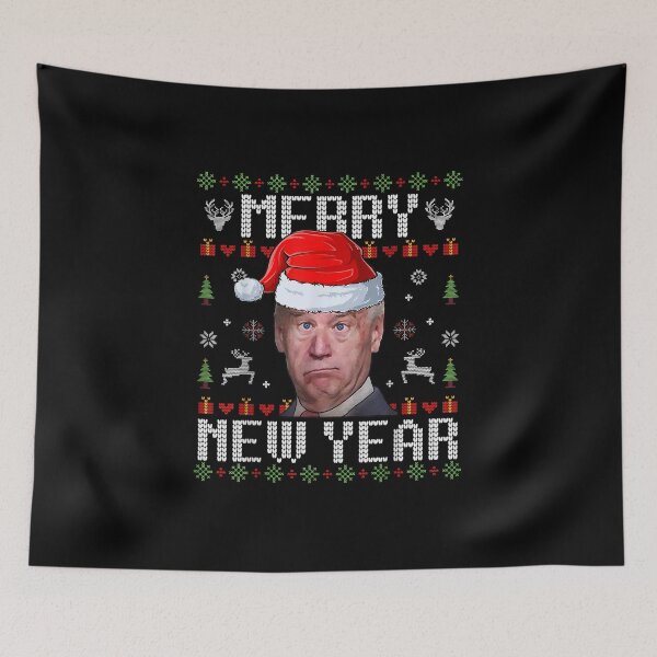Item preview, Funny Santa Joe Biden Happy New Year Ugly Christmaser designed and sold by Micahsaunders.