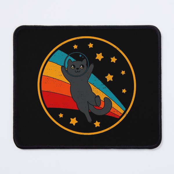 Item preview, Cute Vintage Bombay Cat Black Space Cat designed and sold by JokeGysen.