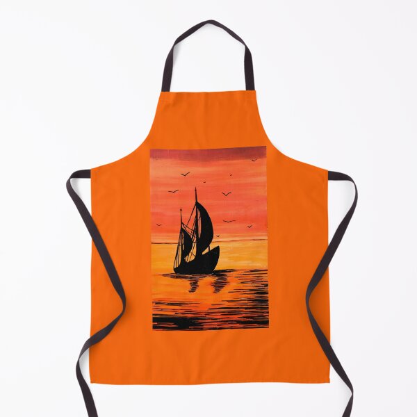Item preview, Handmade Sunset sailing landscape- acrylic painting- Perfect for gifting purposes designed and sold by TaniaCanvasLife.