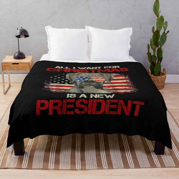 Item preview, Funny Christmas Dog Anti Joe Biden Vintage American Flag designed and sold by Micahsaunders.