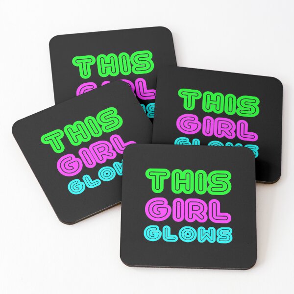 Item preview, This Girl Glows Birthday Party design designed and sold by TopRatedDesigns.
