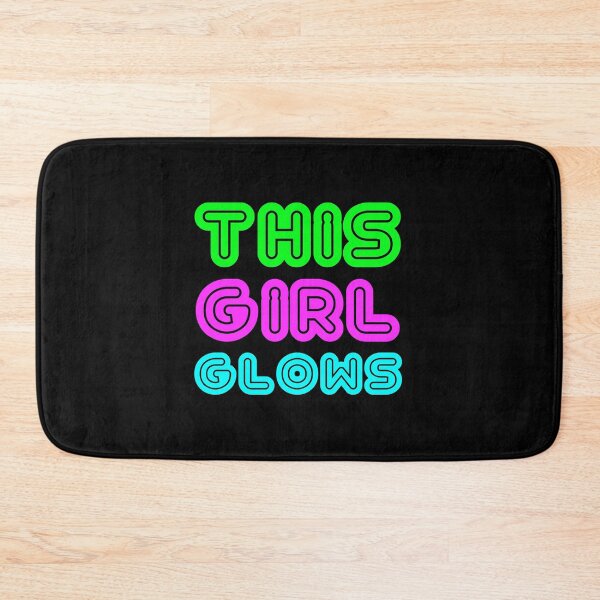 Item preview, This Girl Glows Birthday Party design designed and sold by TopRatedDesigns.
