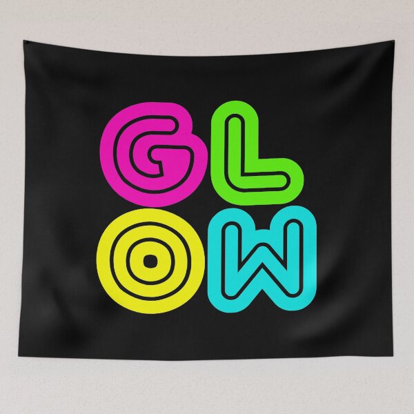 Item preview, GLOW - 80s Party Birthday design designed and sold by TopRatedDesigns.