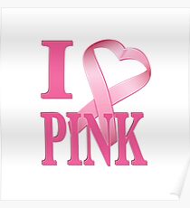 I Heart Pink Poster