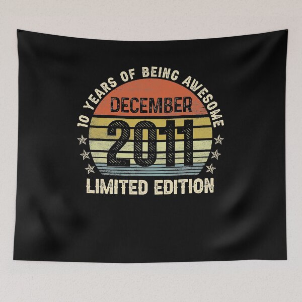 Item preview, 10 Year Old Gift Vintage December 2011 10th Birthday Retro designed and sold by wernericrj97.