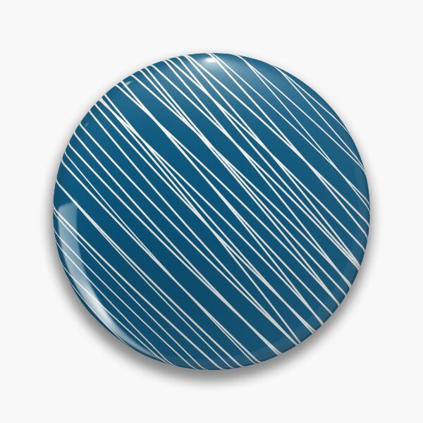 Item preview, Striped-pattern, blue, white, simple, minimal, minimalist, lined-pattern, stripe, modern, trendy, basic, digital, pattern, abstract, lines, line, line-art, jewel-color, designed and sold by PrintedDreams.