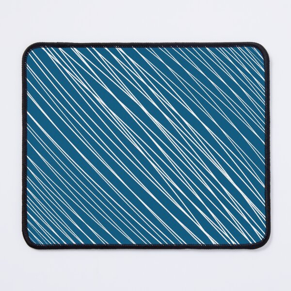 Item preview, Striped-pattern, blue, white, simple, minimal, minimalist, lined-pattern, stripe, modern, trendy, basic, digital, pattern, abstract, lines, line, line-art, jewel-color, designed and sold by PrintedDreams.
