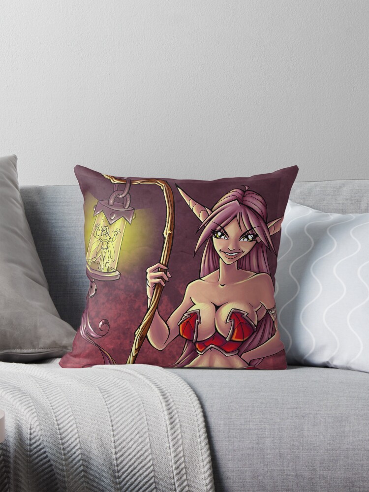 Thumbnail 1 of 4, Pillow, Fairy Lantern designed and sold by cybercat.