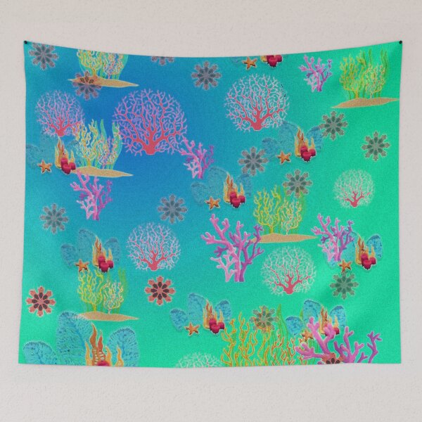 Item preview, Florescence-liked Undersea Coral Floral Design designed and sold by my-green-gecko.