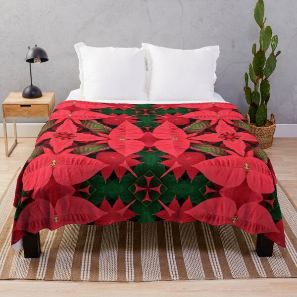 Item preview, Christmas Poinsettia Pattern designed and sold by JillyBeanDesign.