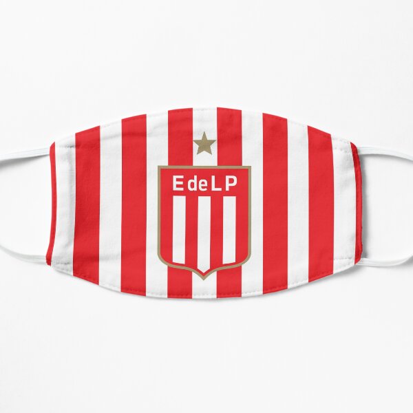 Students of La Plata (3rd Design) | Coat of Arms of the Estudiantes de La Plata Club Flat Mask