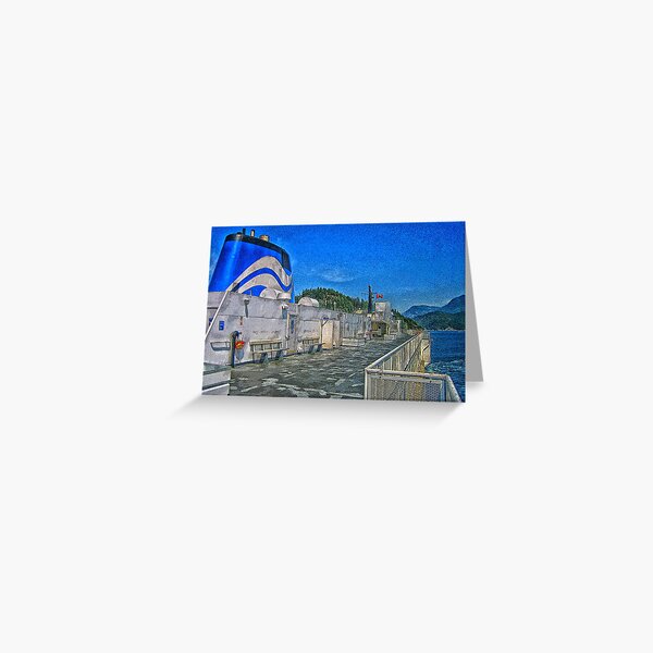 BC Ferry Greeting Card