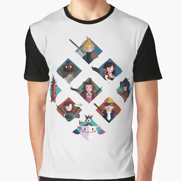 Final Fantasy cute tiles Graphic T-Shirt