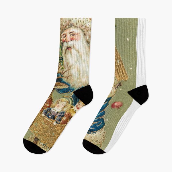 Item preview, A Merry Christmas from (ca. 1900s) Vintage Santa, Retro antique xmas. designed and sold by IMPHives.