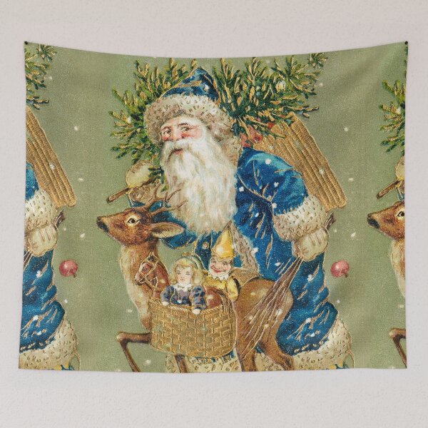 Item preview, A Merry Christmas from (ca. 1900s) Vintage Santa, Retro antique xmas. designed and sold by IMPHives.