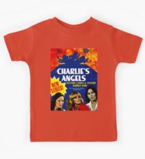 Vintage Charlie's Angels Topps Trading Cards Box Kids Tee