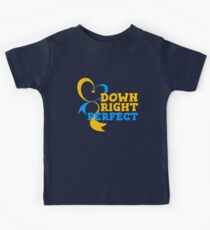 Down Right Perfect - Down Syndrome Awareness Kids Tee