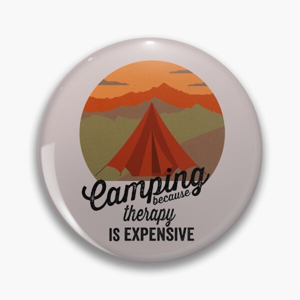 Item preview, Camping because therapy is expensive-summer designed and sold by DesignedBySnip.