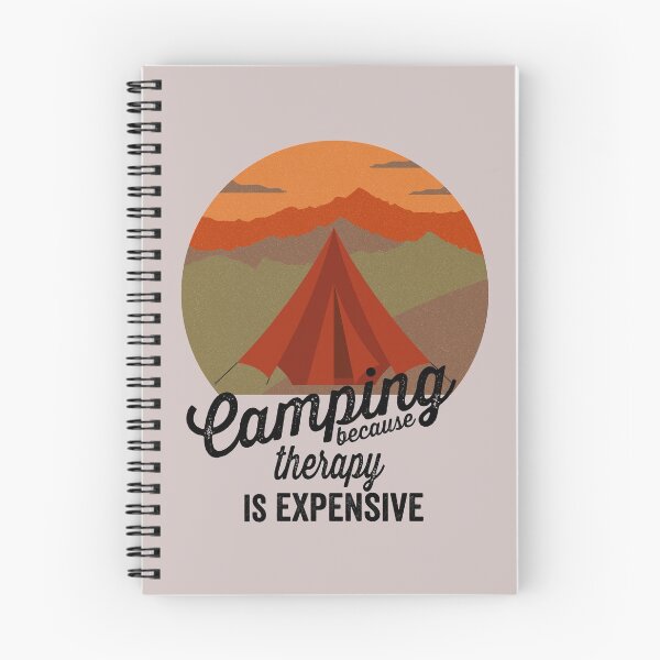 Item preview, Camping because therapy is expensive-summer designed and sold by DesignedBySnip.