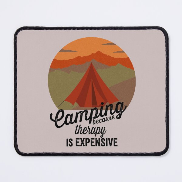 Item preview, Camping because therapy is expensive-summer designed and sold by DesignedBySnip.