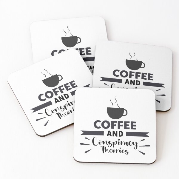 Item preview, Coffee And Conspiracy Theories designed and sold by DAFIN.