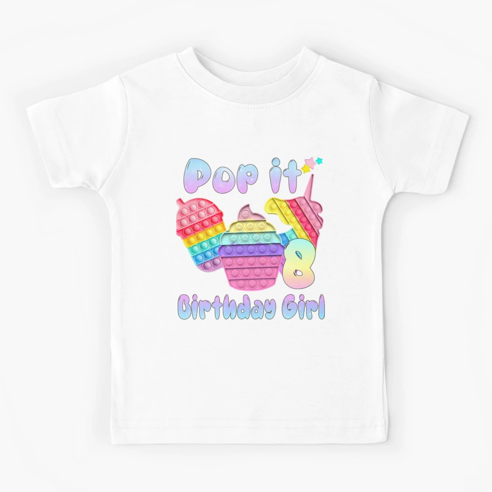 Birthday Girl Pop It 8 T-Shirt