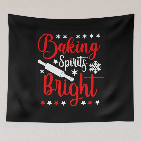 Item preview, Baking Spirits Bright Christmas Funny Baker Family Xmas T-Shirt designed and sold by wernericrj97.