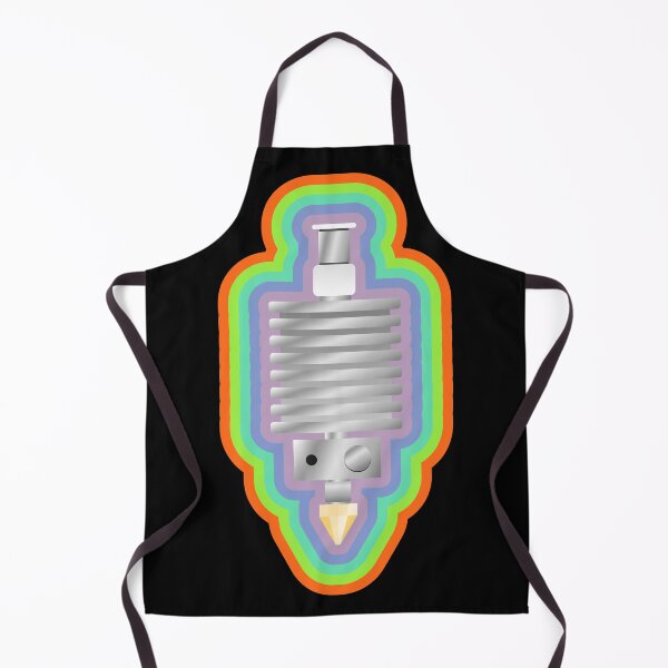 Item preview, 3D Printer Hot End Extruder with colorful border designed and sold by BRU Design.