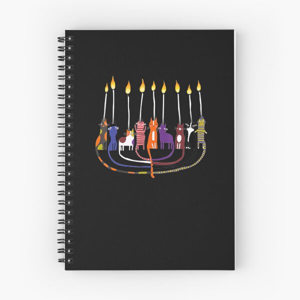 Item preview, Gato Menorah Hanukkah designed and sold by whenevery3.
