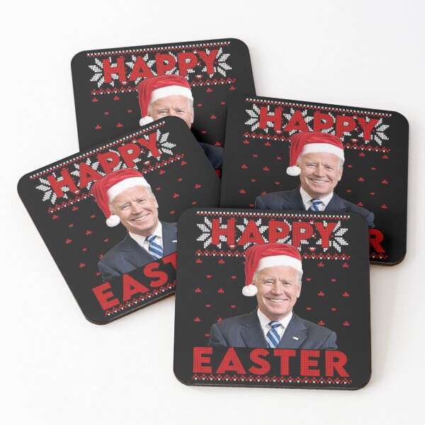 Item preview, Happy Easter Santa Hat Joe Biden Ugly Christmaser designed and sold by Masonbaxter.