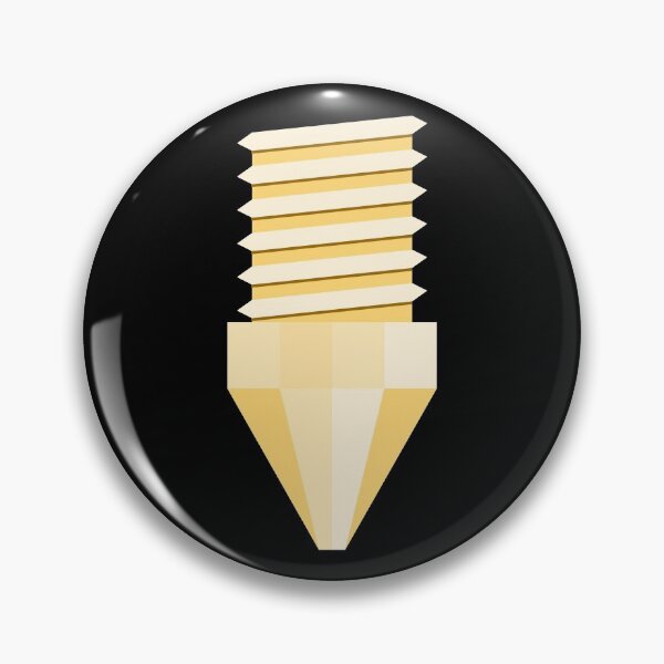 Item preview, Flat Brass 3D Printer Nozzle designed and sold by BRU Design.