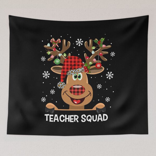 Item preview, Bleached Teacher Squad Reno Funny Teacher Christmas Camiseta de Navidad designed and sold by wernericrj97.