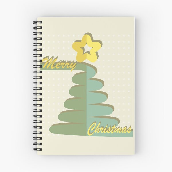 Item preview, Coiled spring Christmas tree on polka dot designed and sold by CutieBlue.