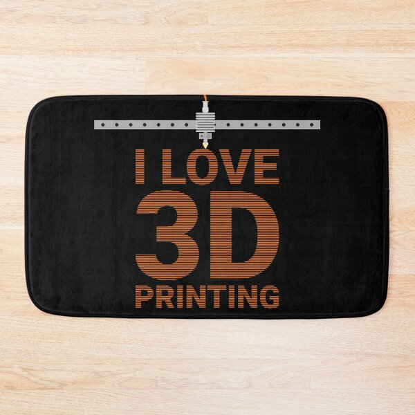 Item preview, I love 3D Printing - Orange designed and sold by BRU Design.