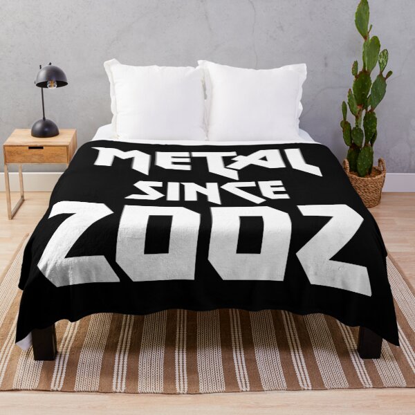 Item preview, Gift for 19 Year Old Metal Since 2002 19th Birthday designed and sold by WPahat.