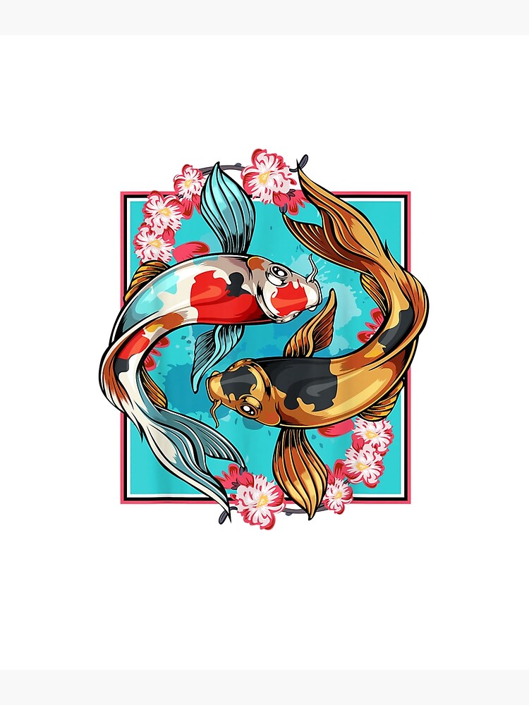 "Koi Nishikigoi Carp Japan Ornamental Fish Japanese Fish" Poster for Sale by grooover Redbubble