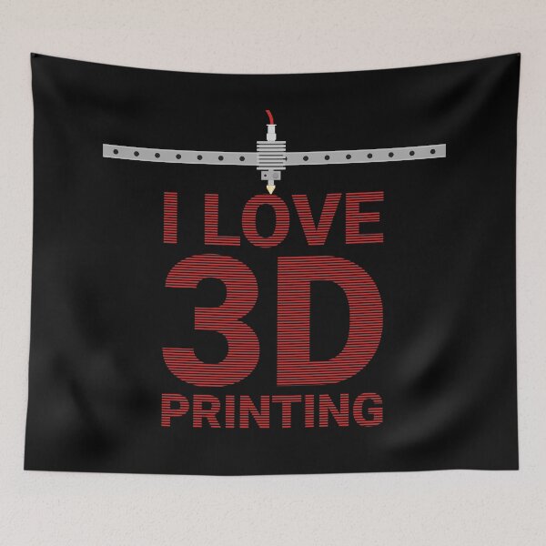 Item preview, Copy of I love 3D Printing - Red designed and sold by BRU Design.