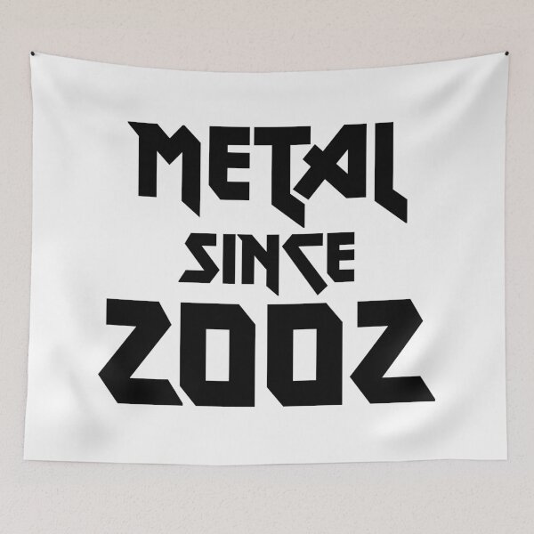 Artikelvorschau, Geschenk für 19 Jährige Metal Since 2002 19. Geburtstag entworfen und verkauft von WPahat.