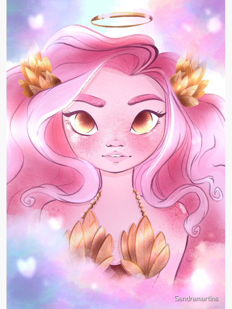 Thumbnail 3 of 3, Sticker, Angel designed and sold by Sandramartins.