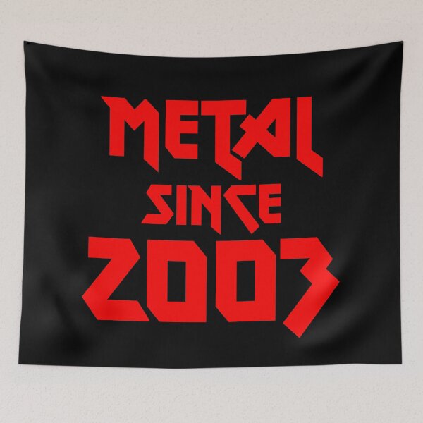 Item preview, Gift for 18 Year Old Metal Since 2003 18th Birthday designed and sold by WPahat.