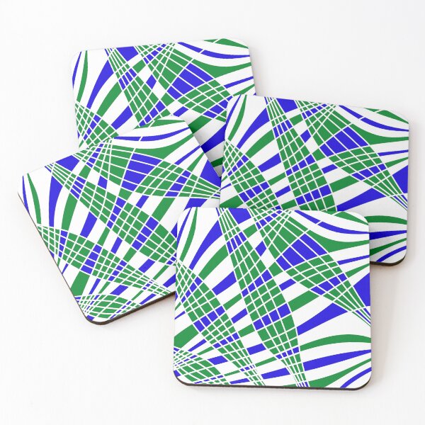 Item preview, Abstract pattern - green and blue. designed and sold by K.S ART.