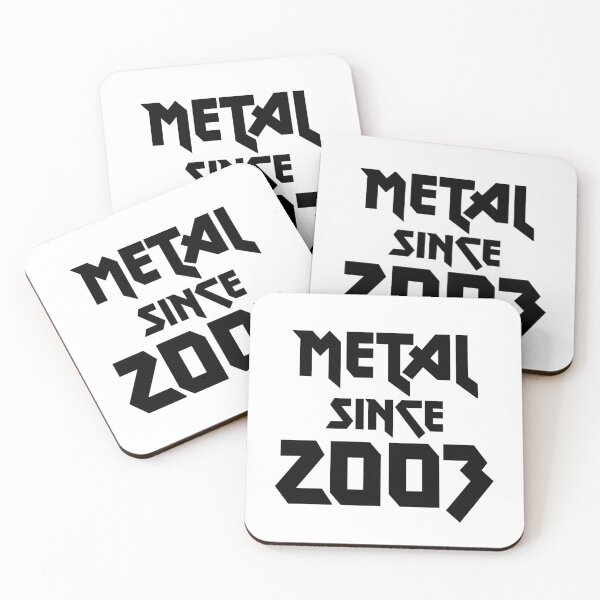 Item preview, Gift for 18 Year Old Metal Since 2003 18th Birthday designed and sold by WPahat.